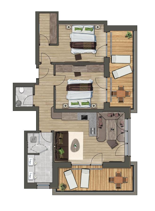 Apartmenthaus Wiesenhof Aschau Im Zillertal Exteriör bild